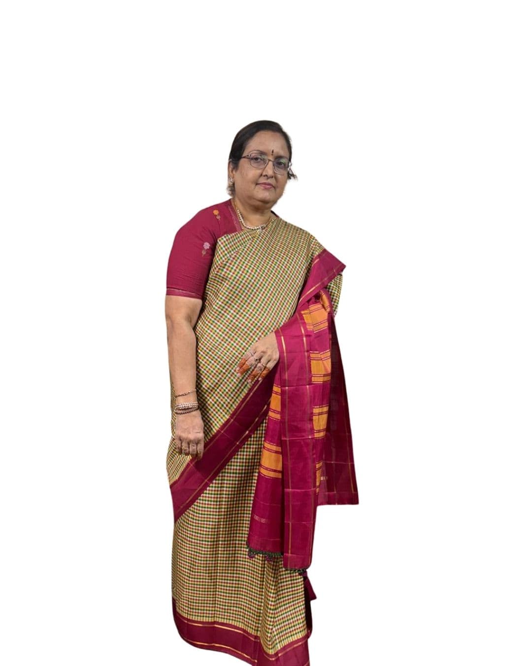 Mrs. Meena R, co-founder of Weaves by Advaya